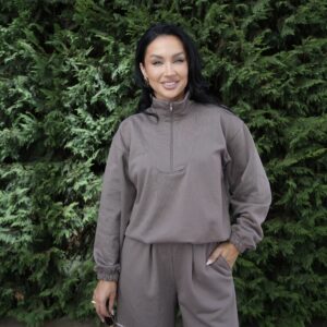 Trening Bumbac Dama Cu Bluza Lejera